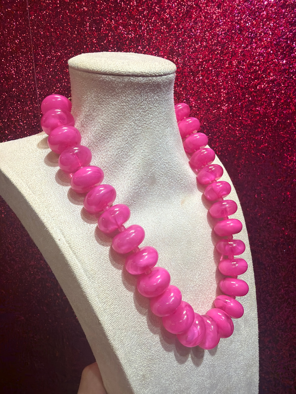 Pink Bubble Necklace