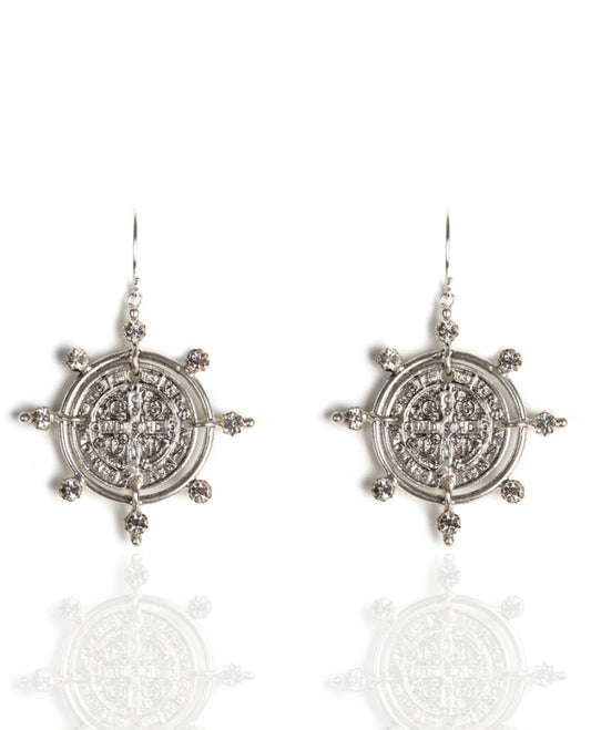 Cardinal San Benito Earrings
