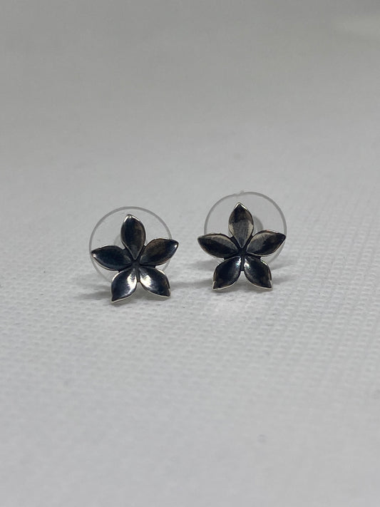 James Avery Retired Radiant Flower Stud Earrings