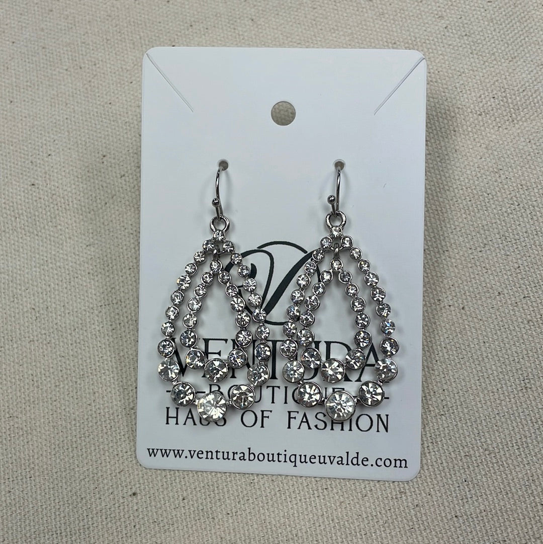 Sparkle Crystal Drop Earrings