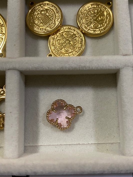 Pink Stone Charm
