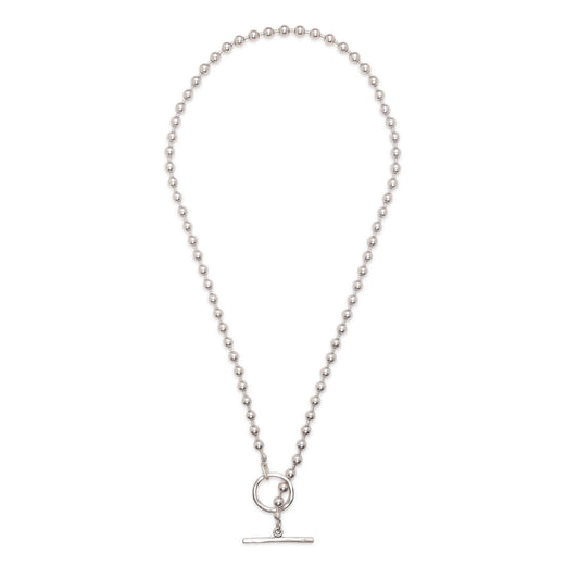 Handmade Ball Brass Necklace - 4014