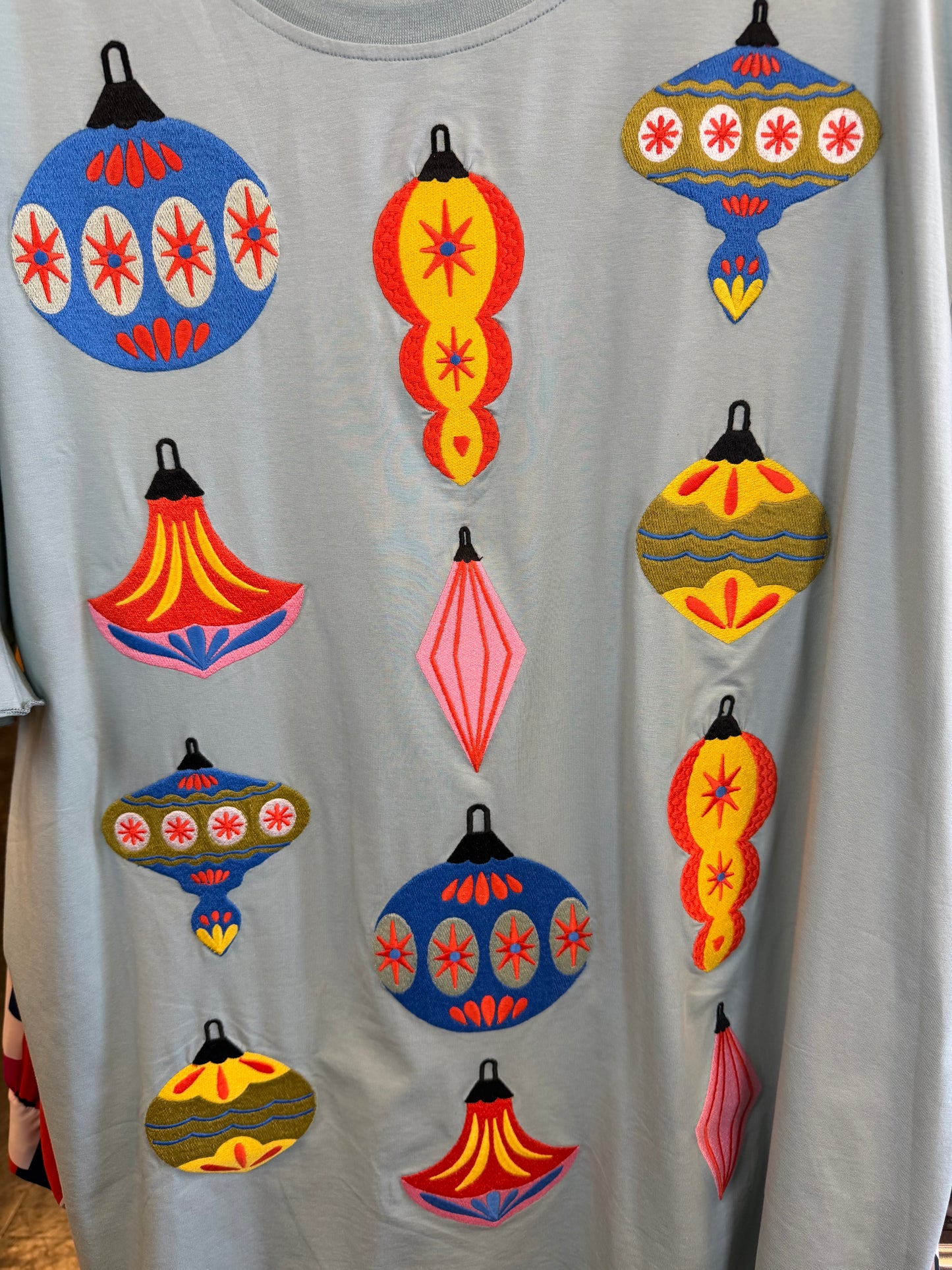 Premium Embroidery Christmas Ornament Top 3X