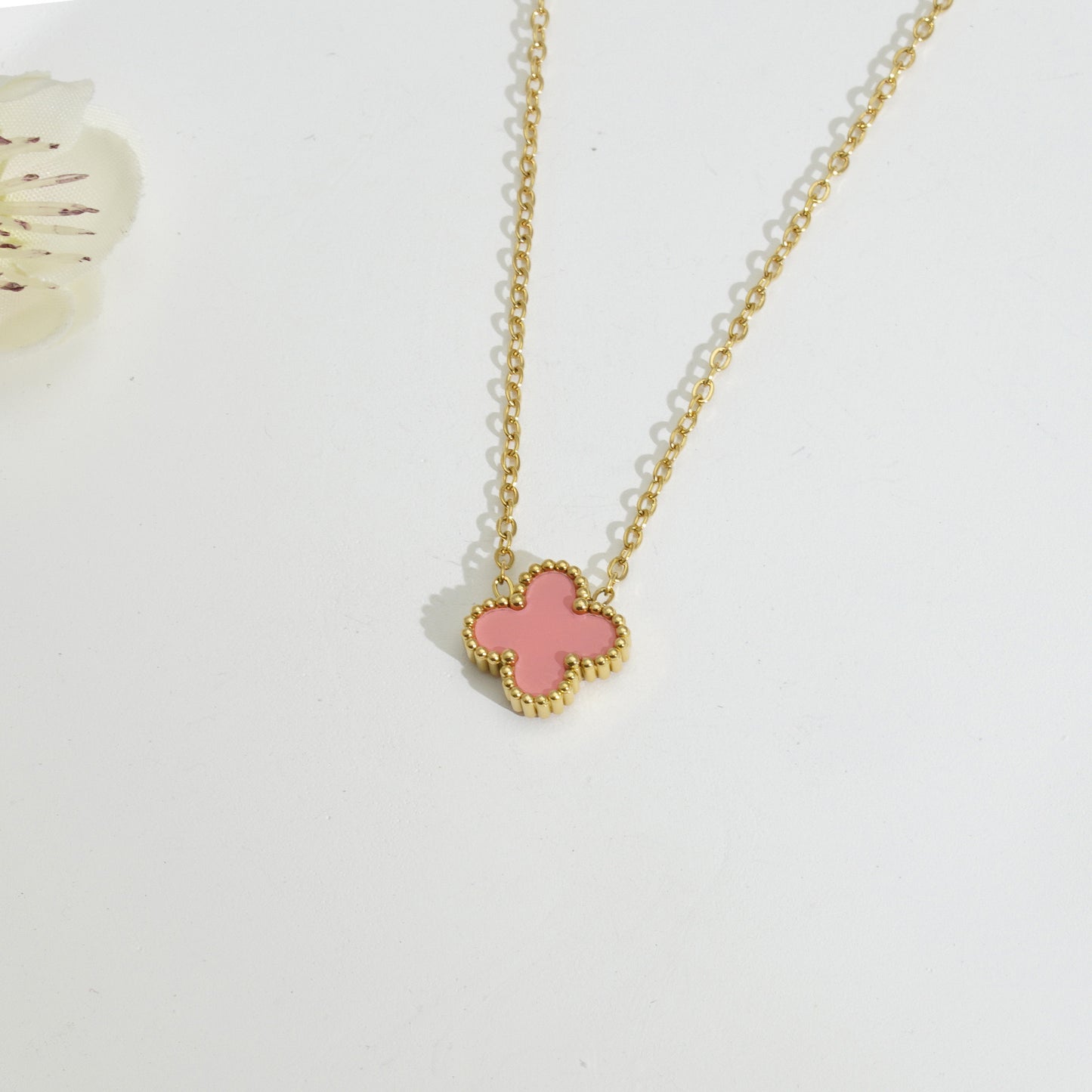 Clover Necklace Gold & Silver