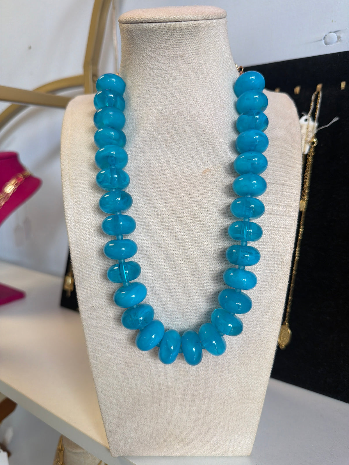 Blue Bubble Necklace