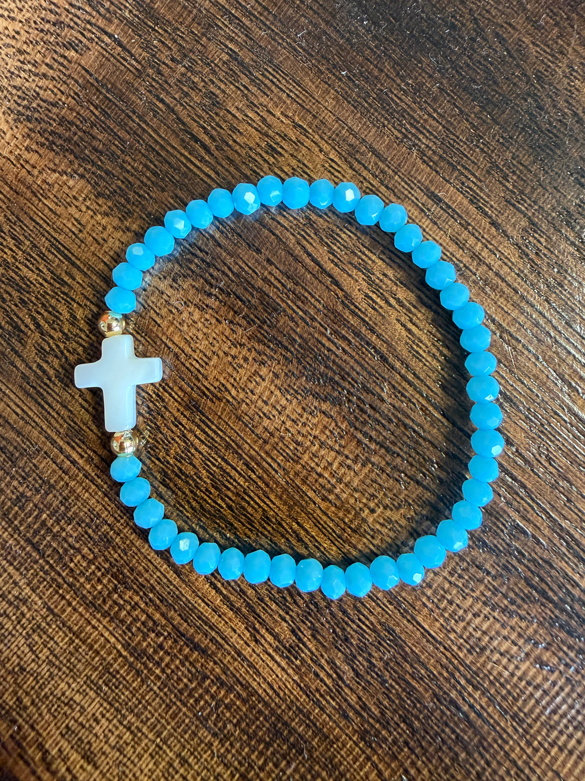 Crystal Cross Stretchy Bracelets