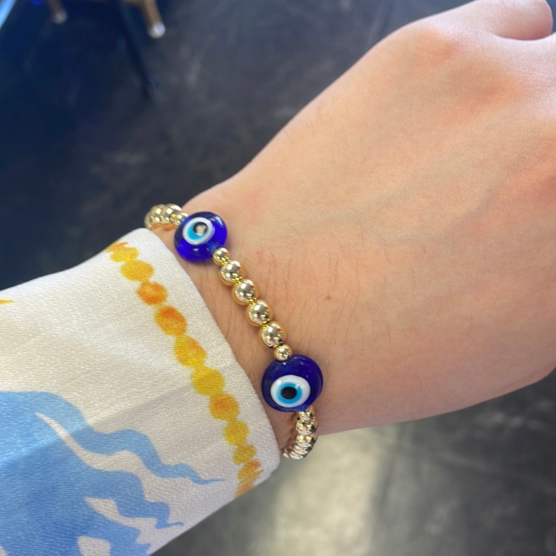 Evil Eye Beaded Bracelet