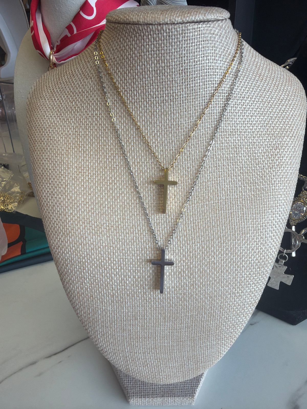 Stainless Steel Cross Necklace