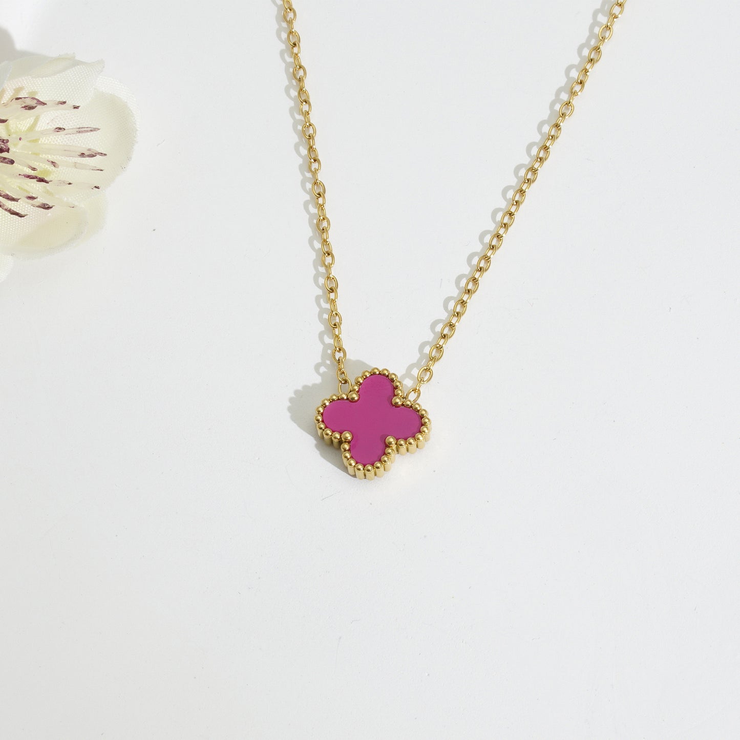 Clover Necklace Gold & Silver