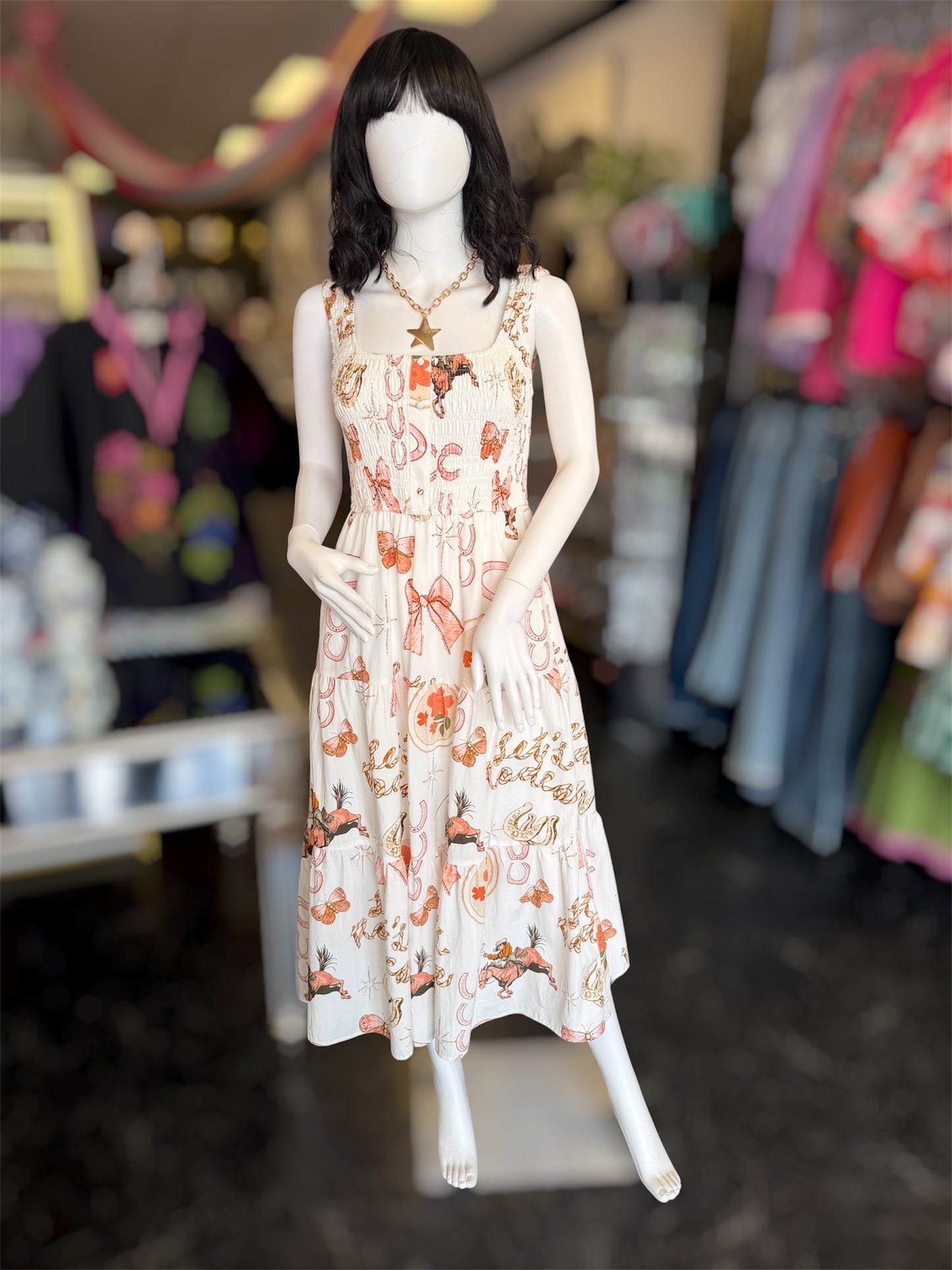 White Strap Westa Maxi Dress