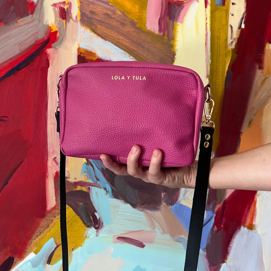 the Lucia Mini Crossbody // Pitaya