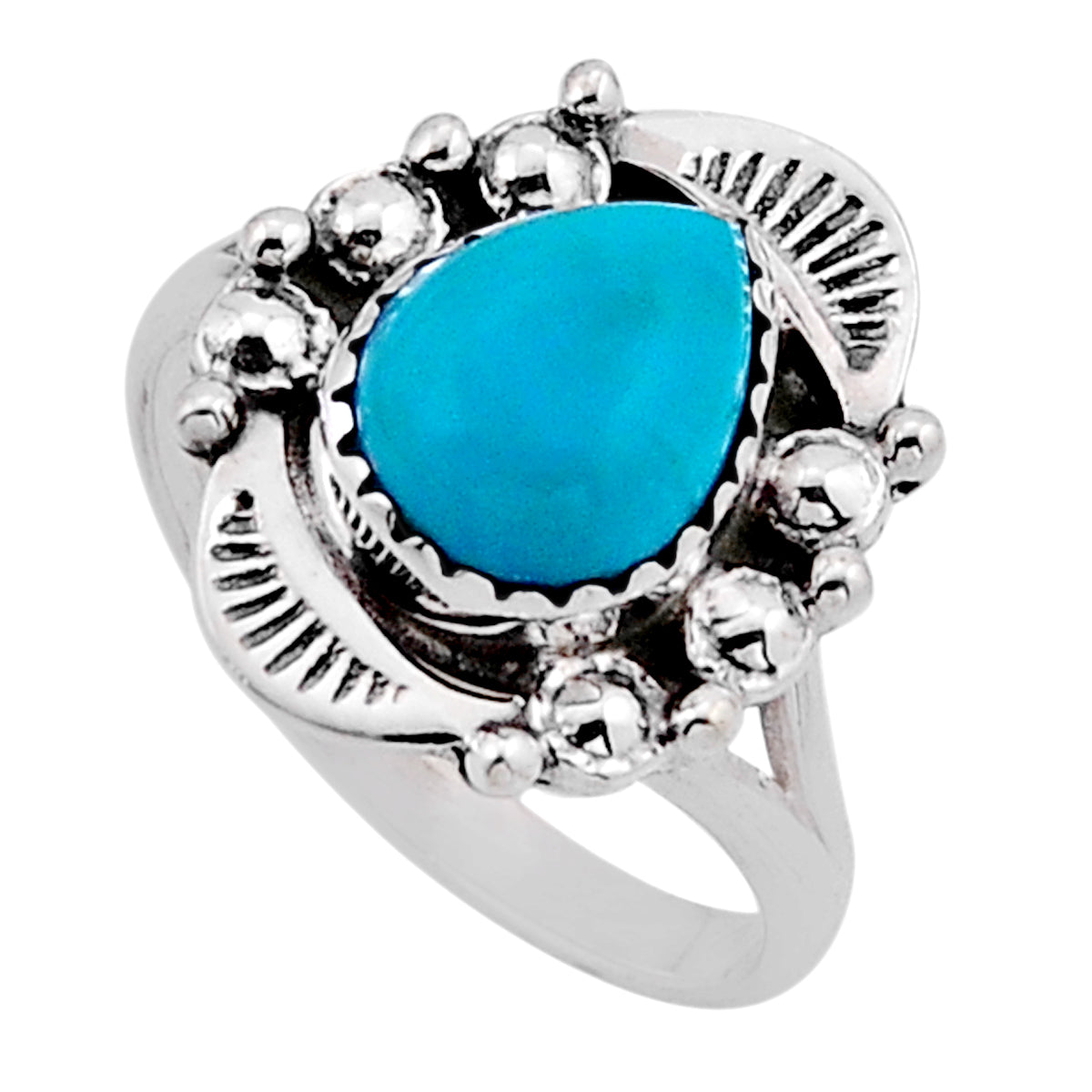925 silver solitaire natural green peruvian amazonite ring size 8