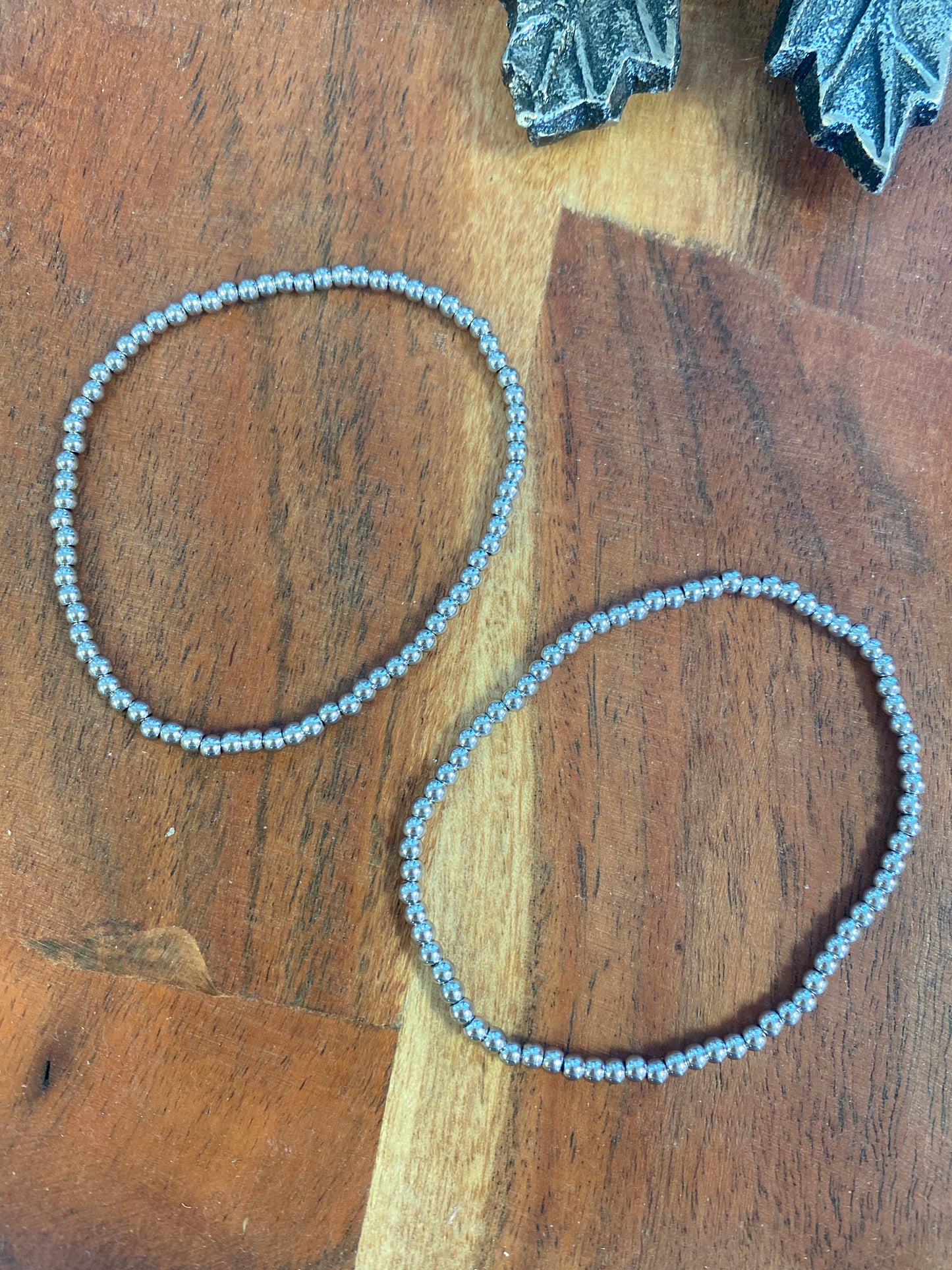 Beaded Stainless Steel Bracelets