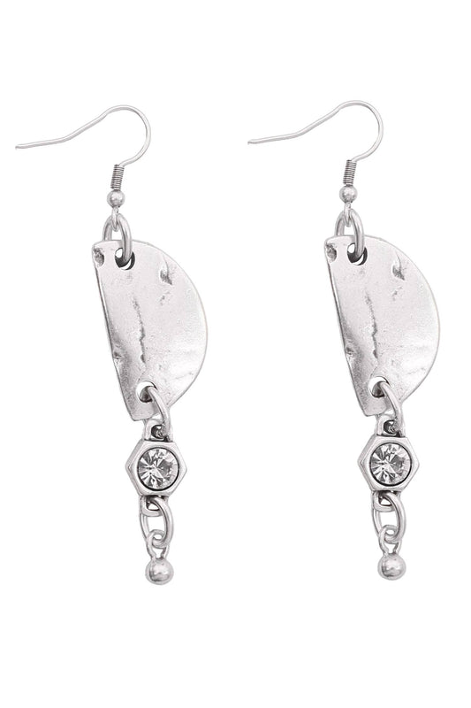 Handmade Pewter Earrings - 1812
