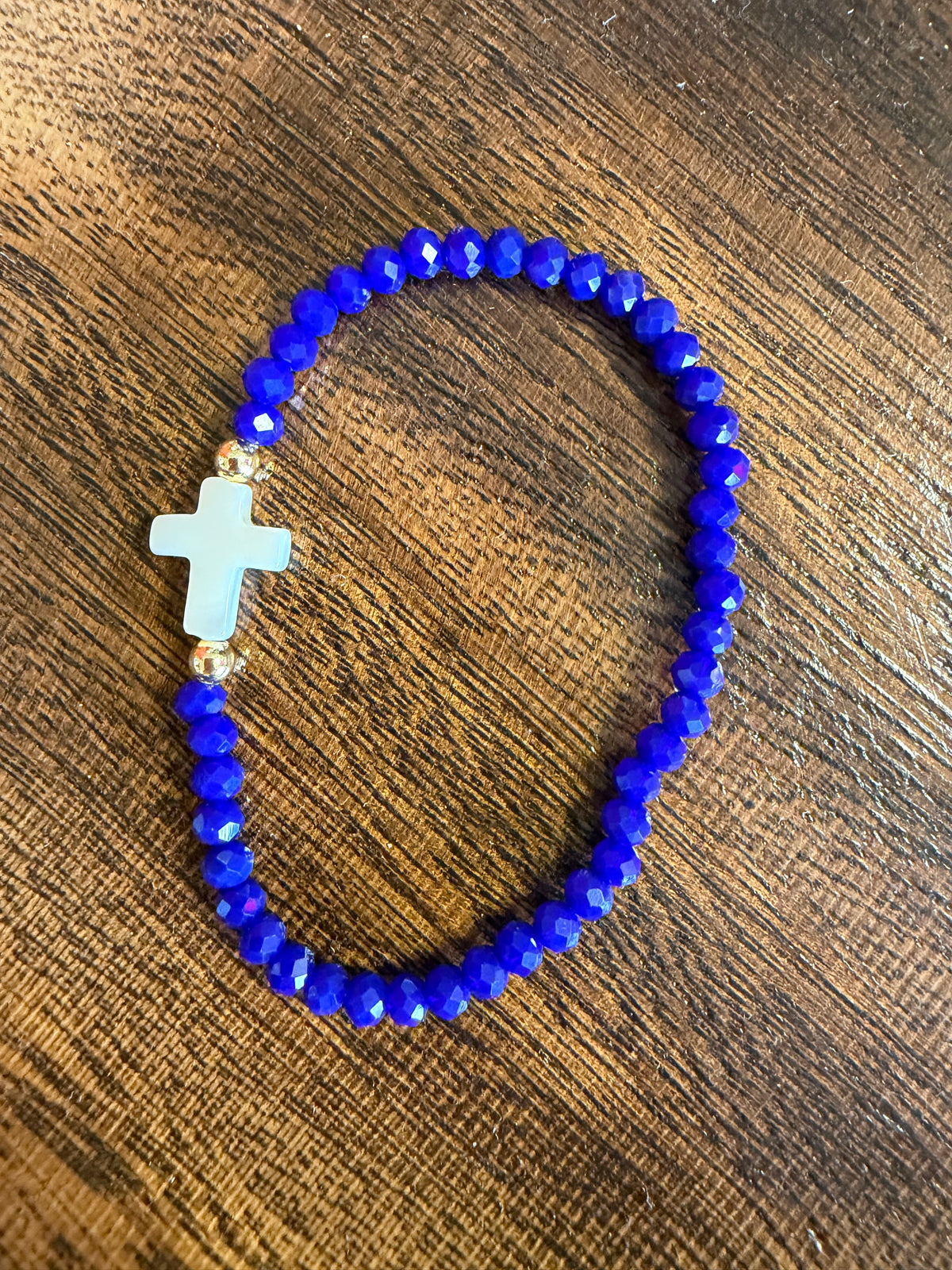 Crystal Cross Stretchy Bracelets