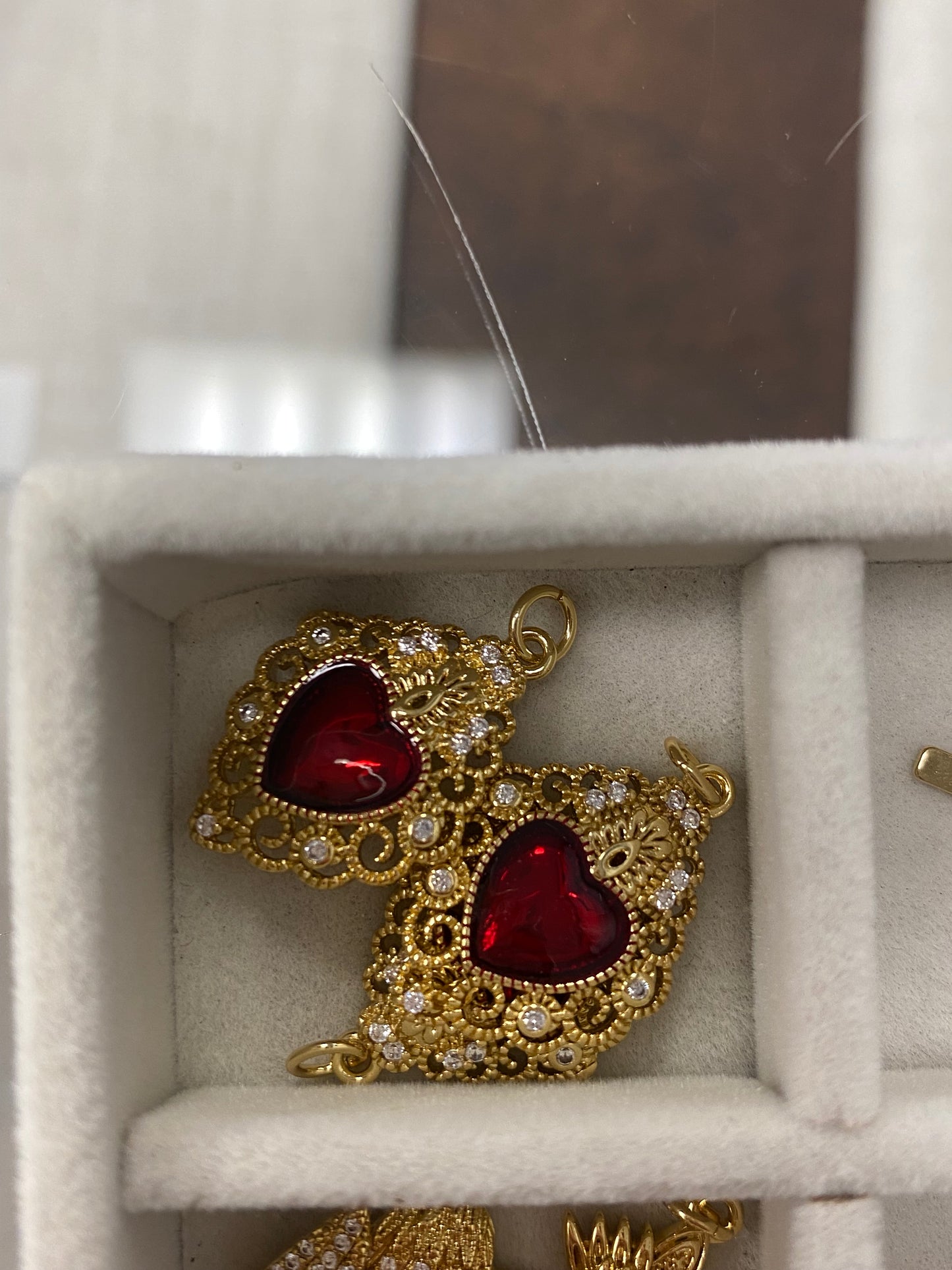 Ornate Heart Charm 1