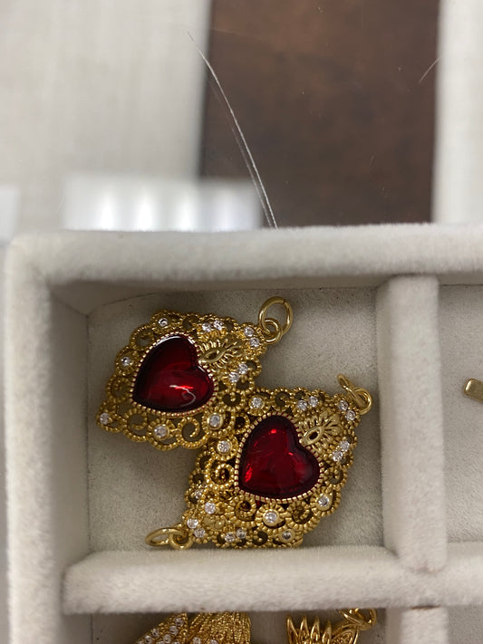 Ornate Heart Charm 1