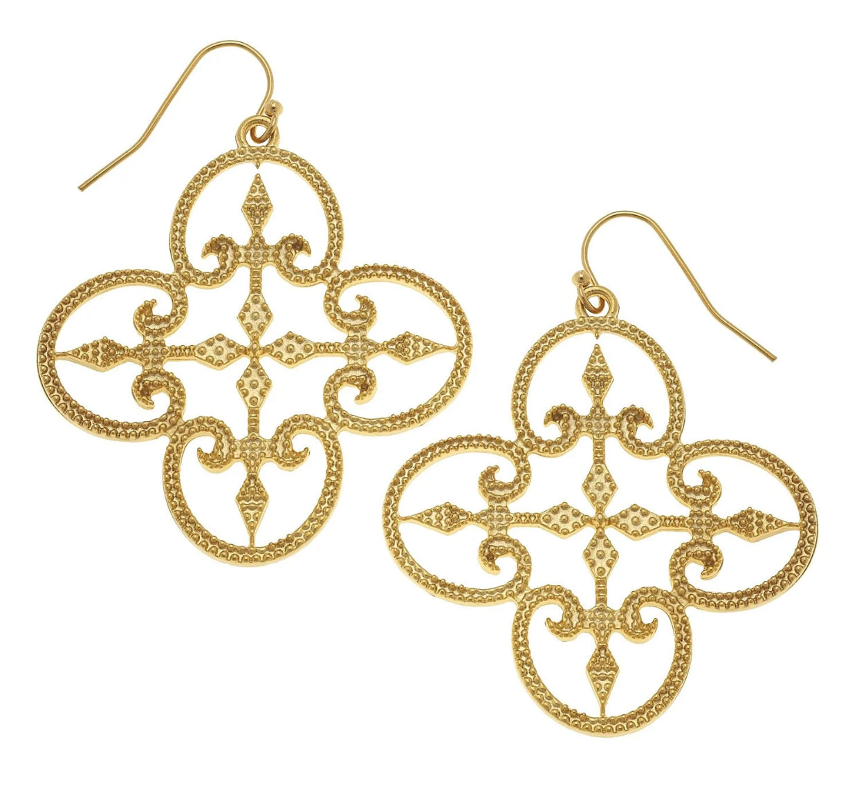 Filigree Clover Earrings