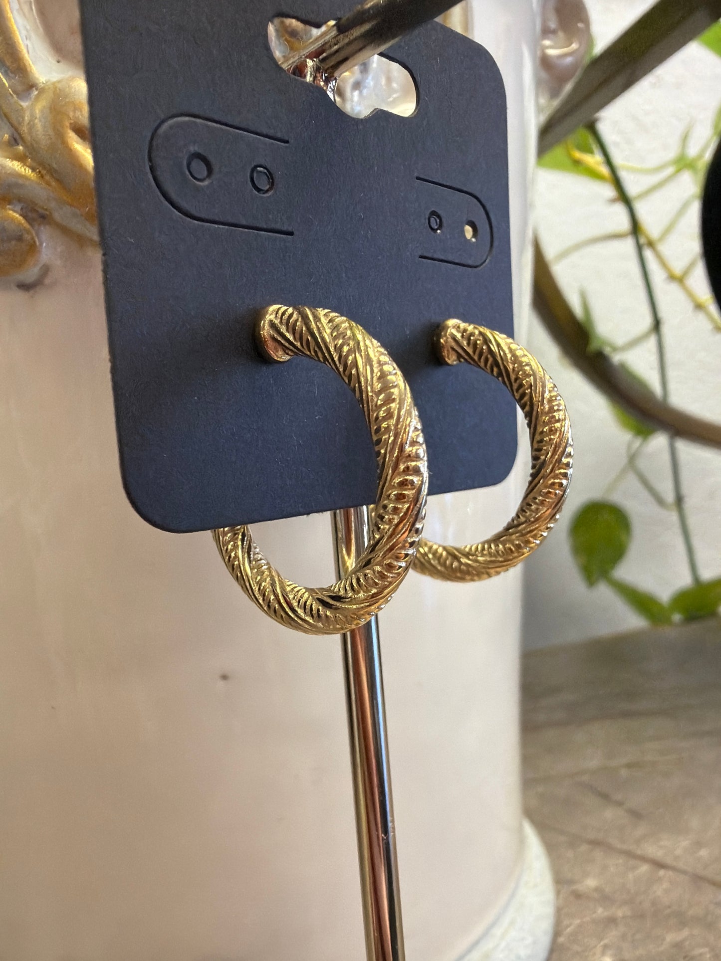 Specialty Gold Hoop Earrings