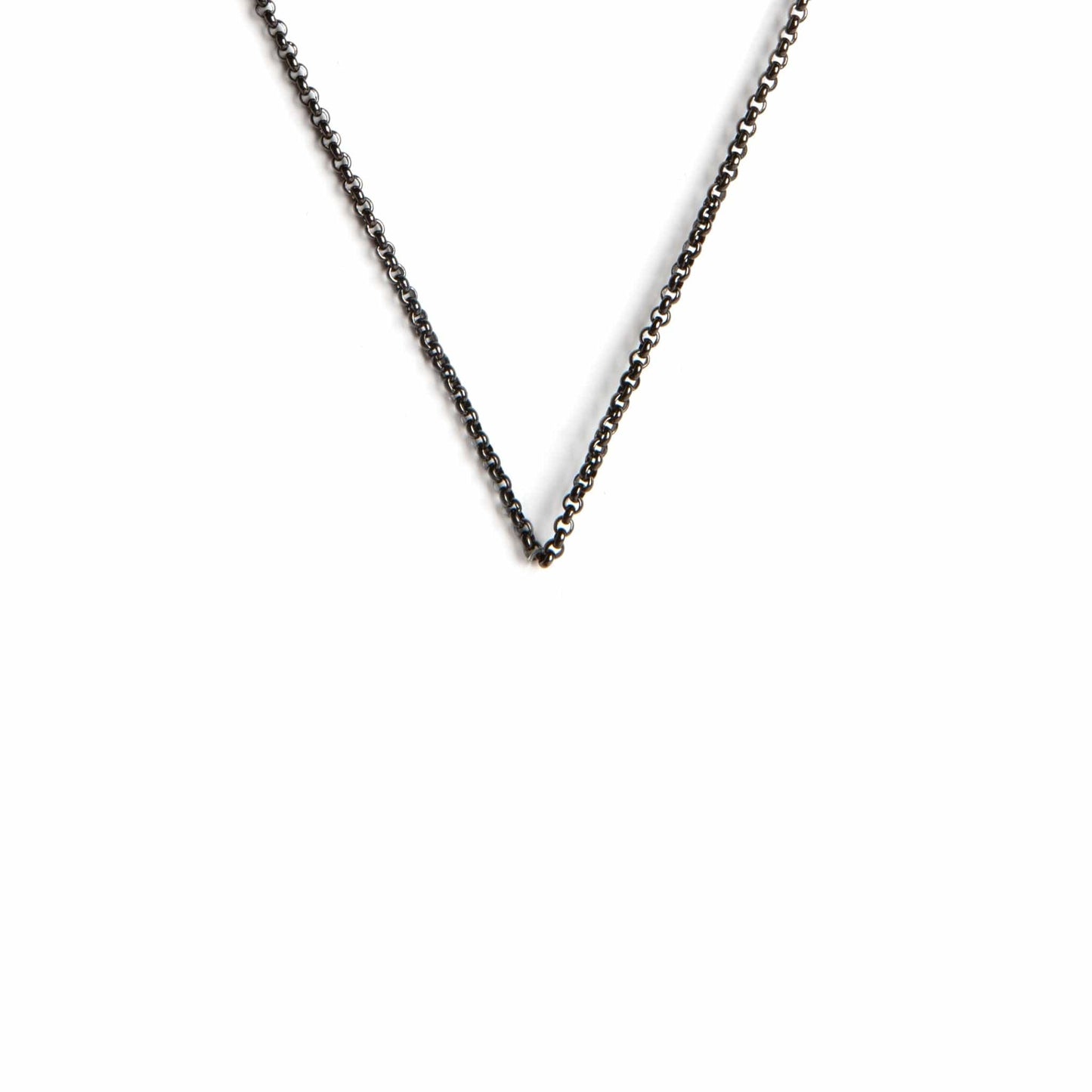 Sterling Silver Chains Gunmetal / 17” - 18” - 19” - 20”