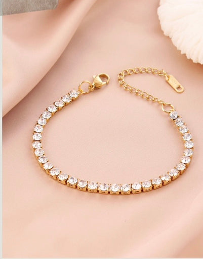 Tennis bracelet gold