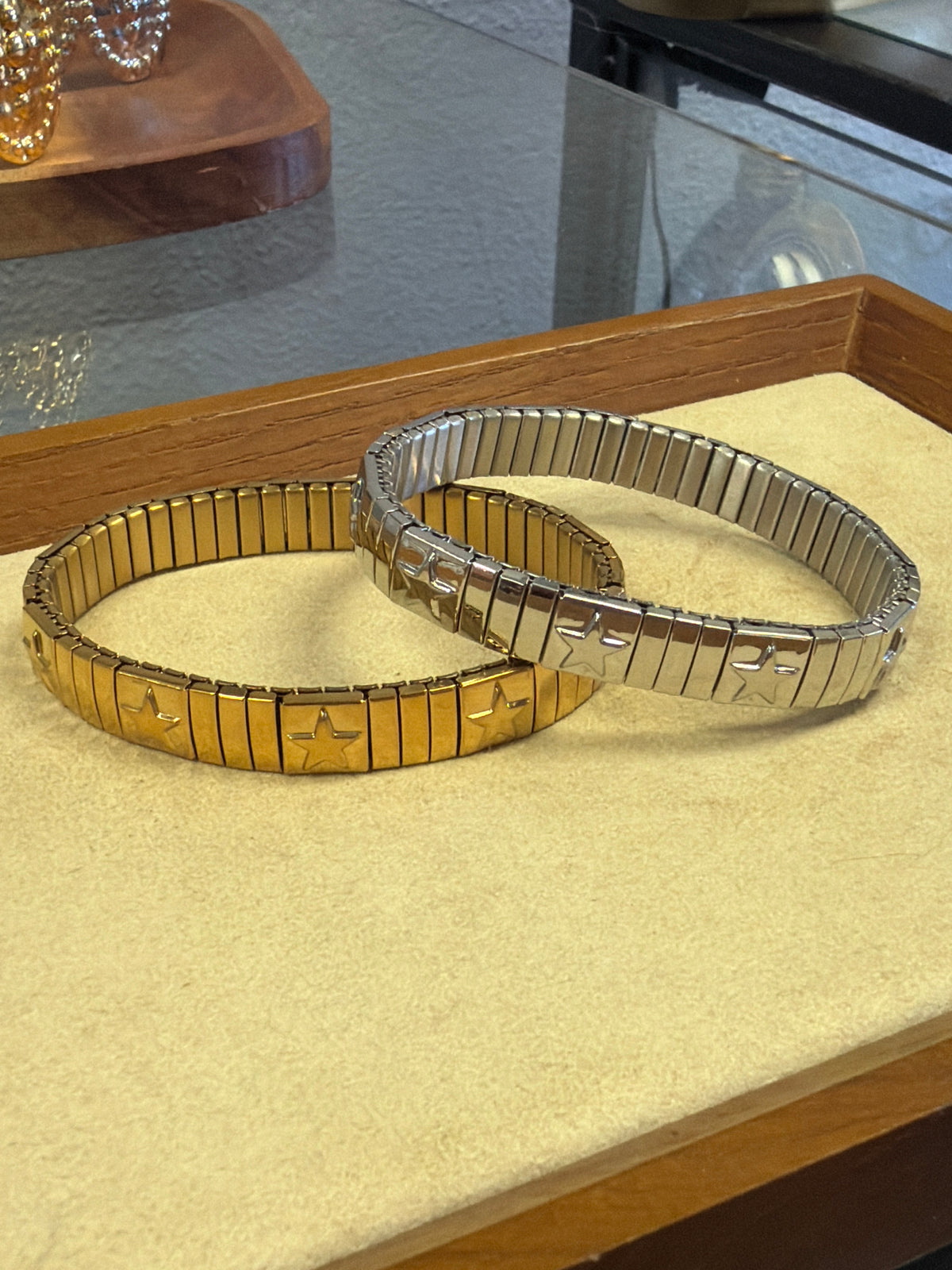 Stainless Steel Strength Star Bracelets