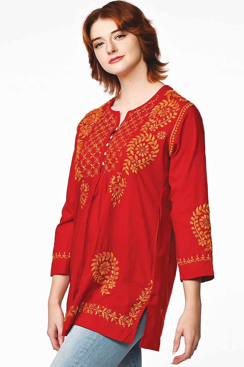 Vidya Embroidered Tunic