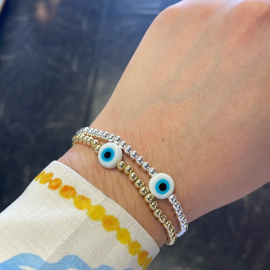 Evil Eye Beaded Bracelet