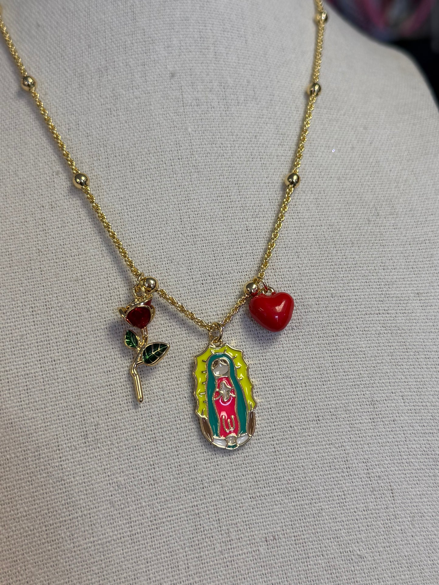 Colorful Mary Beaded Necklace