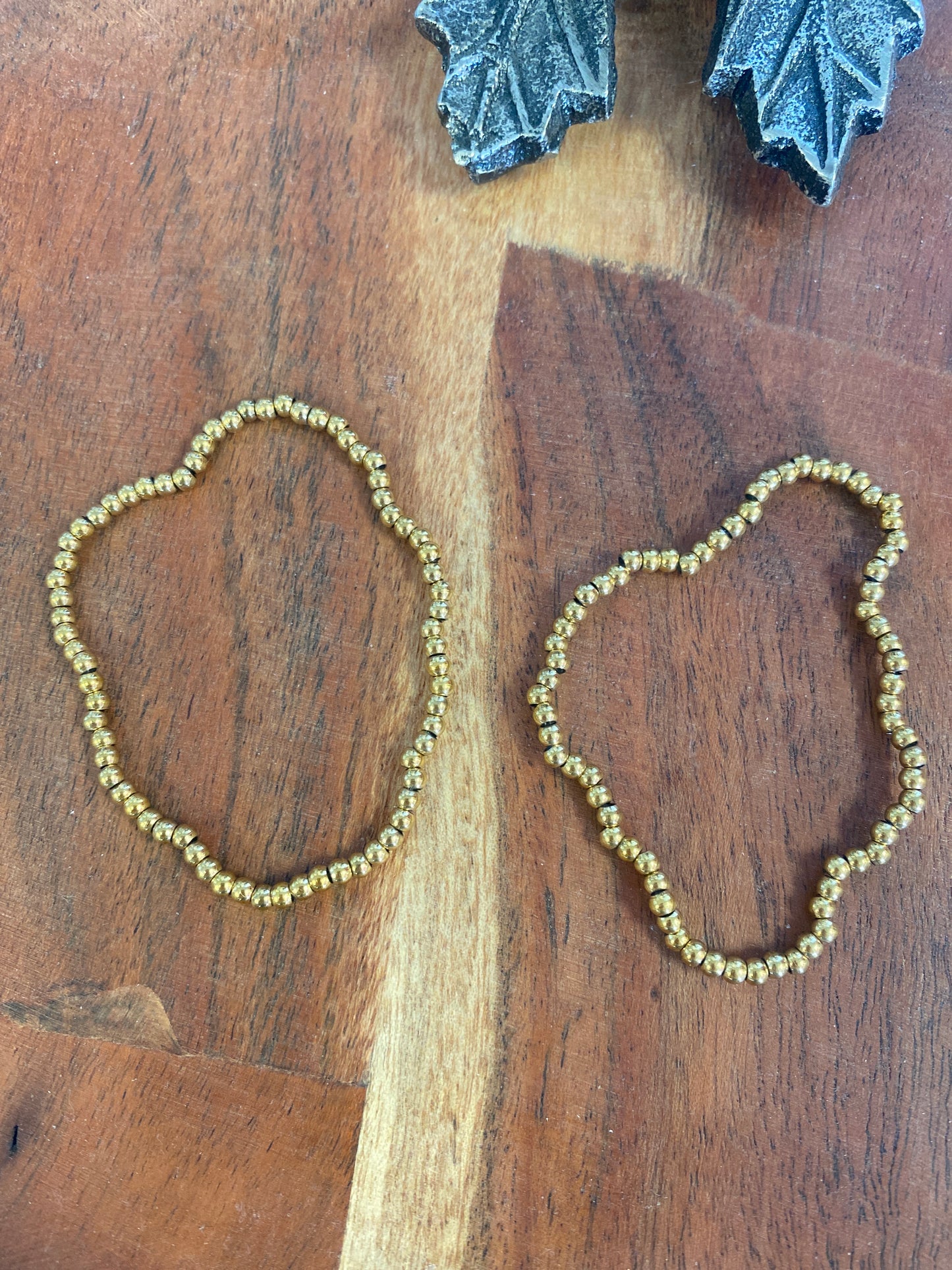 Beaded Stainless Steel Bracelets