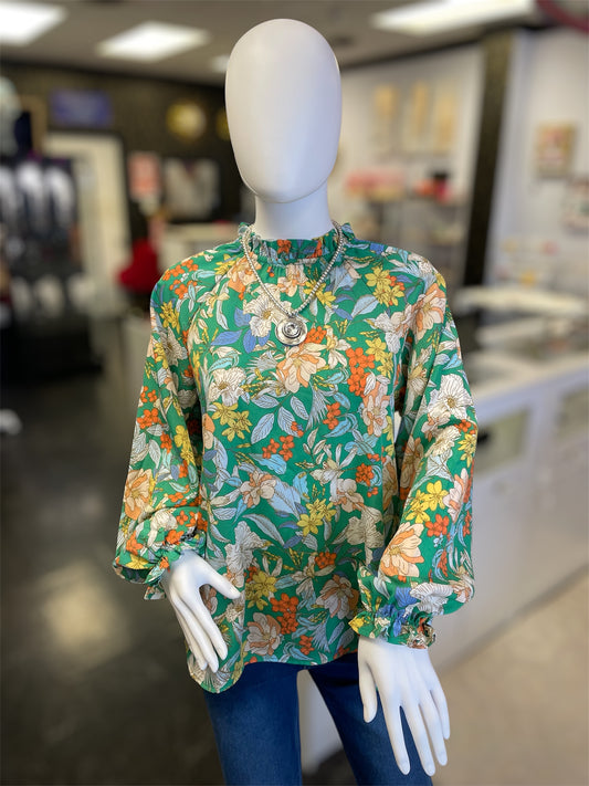Floral Long Sleeve Top