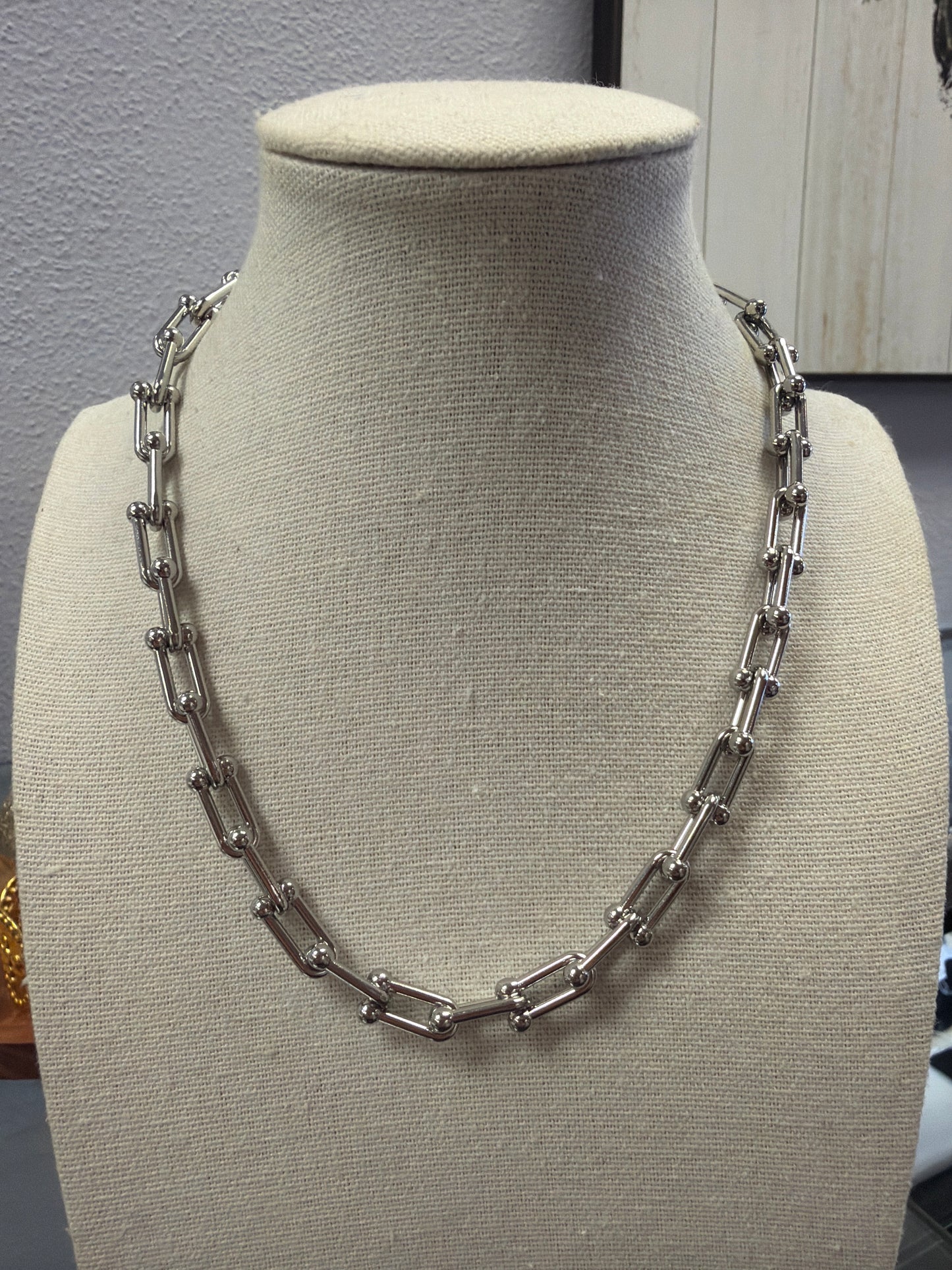 Stainless Hand-ware Necklace