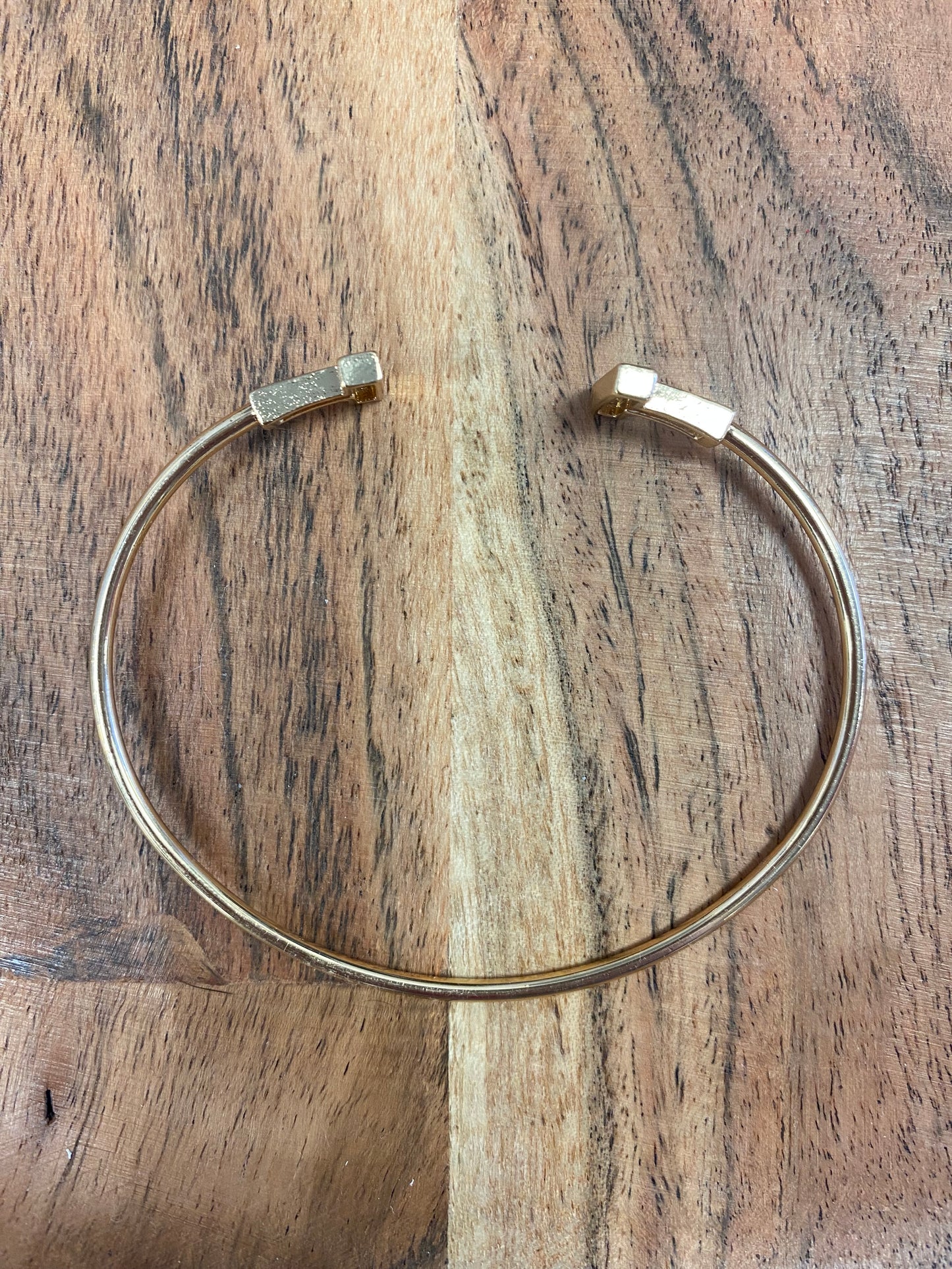 Gold T Bracelet