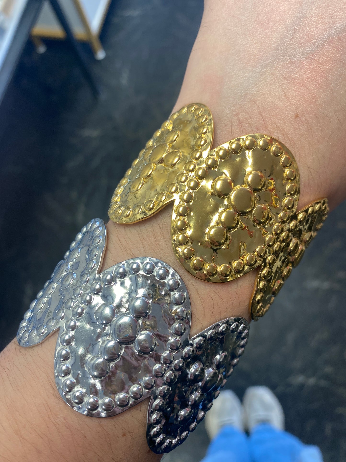 Cross Cuff Bracelet