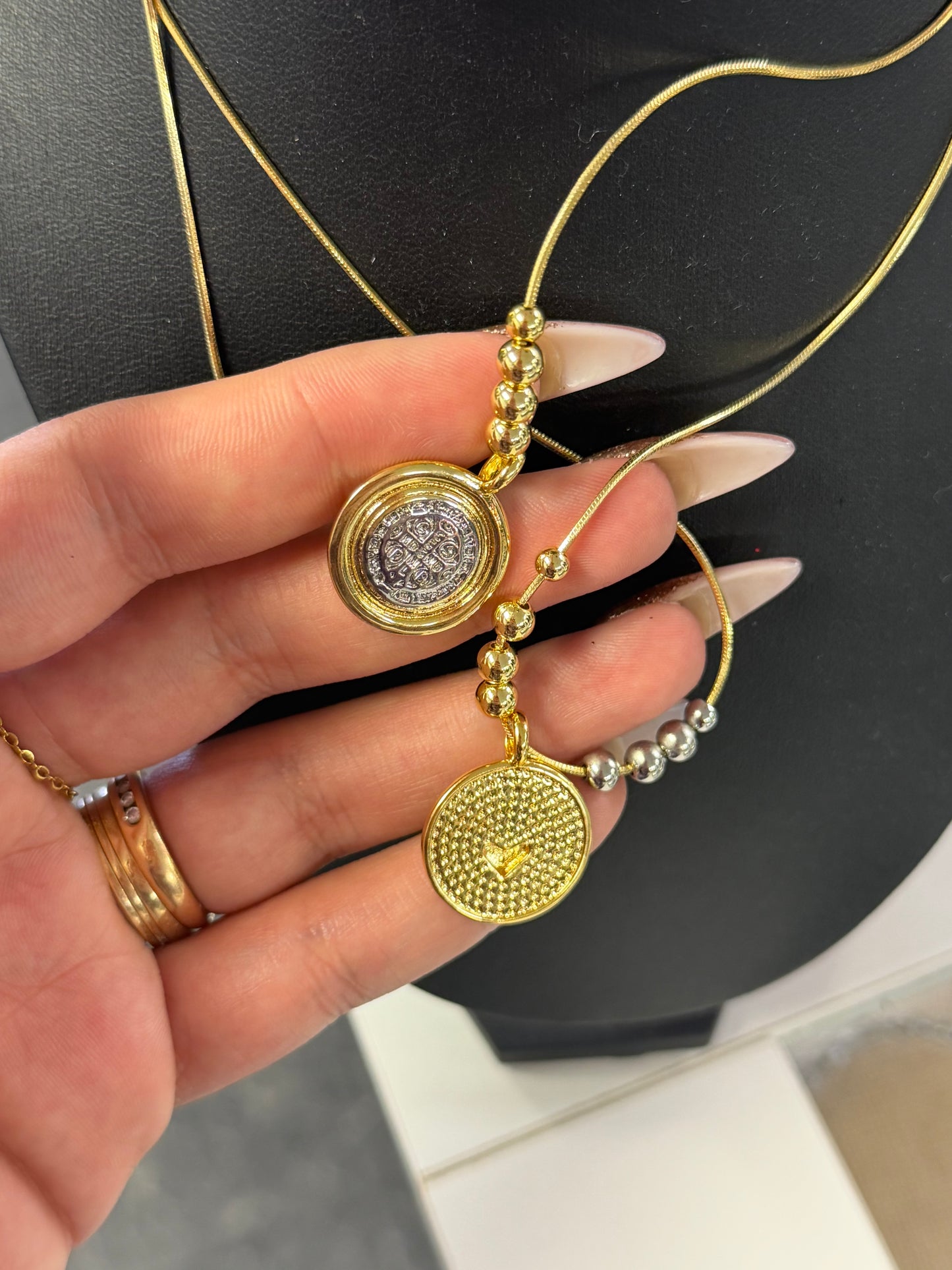 Religious Beaded Charm Necklaces