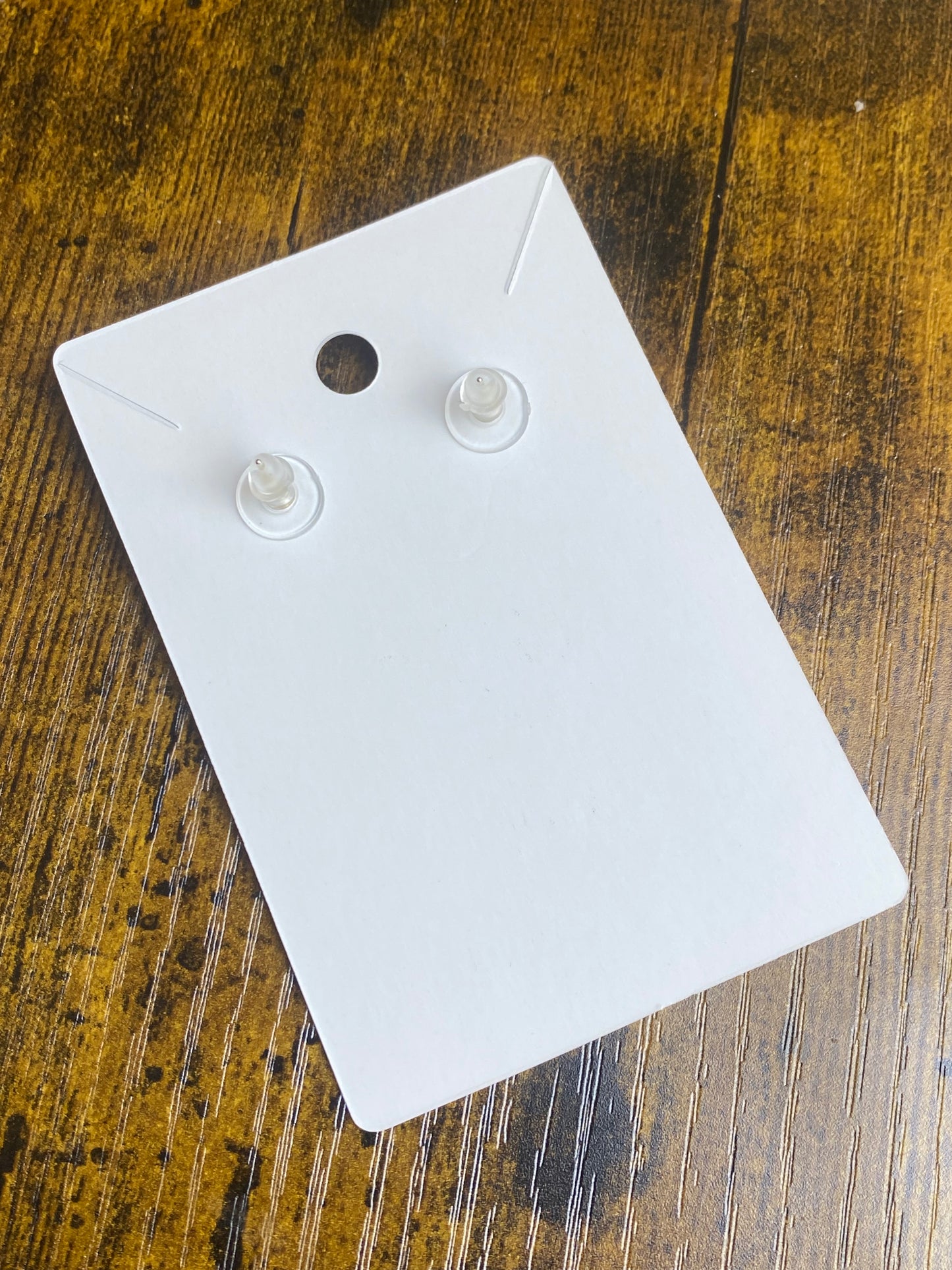 Golden Football Earrings