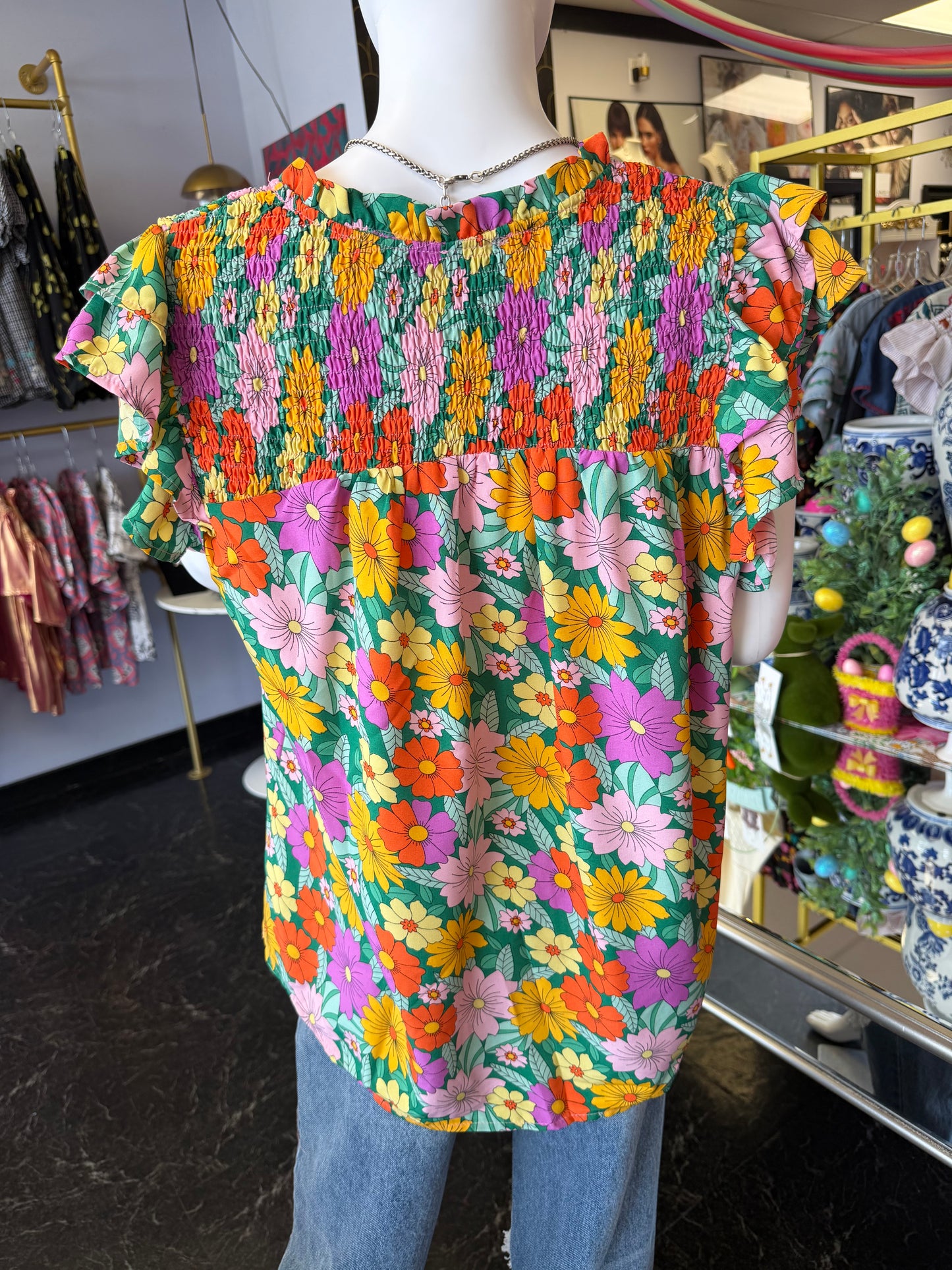 Floral Printed York Top