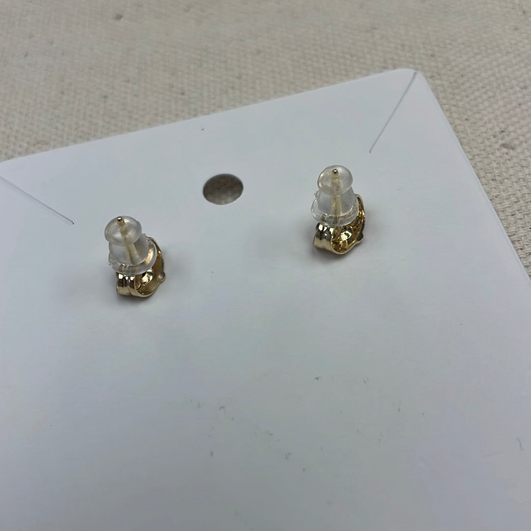 Crystal Oval Stud Earrings