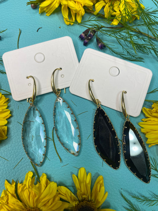 Hook Stone Earrings