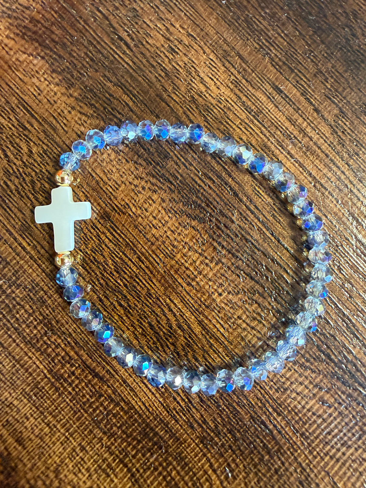 Crystal Cross Stretchy Bracelets