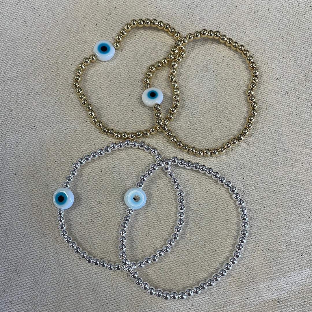 Evil Eye Beaded Bracelet