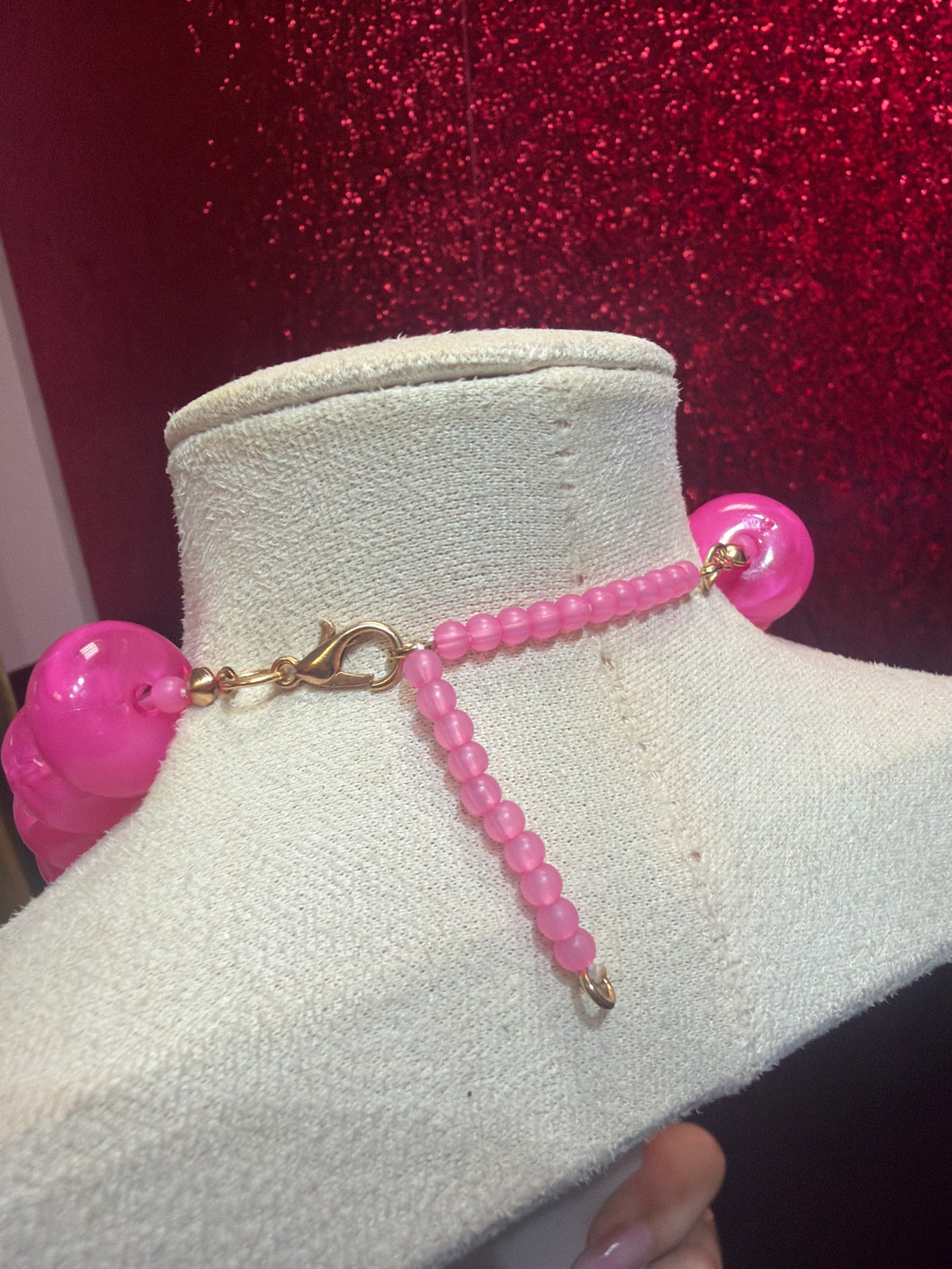 Pink Bubble Necklace
