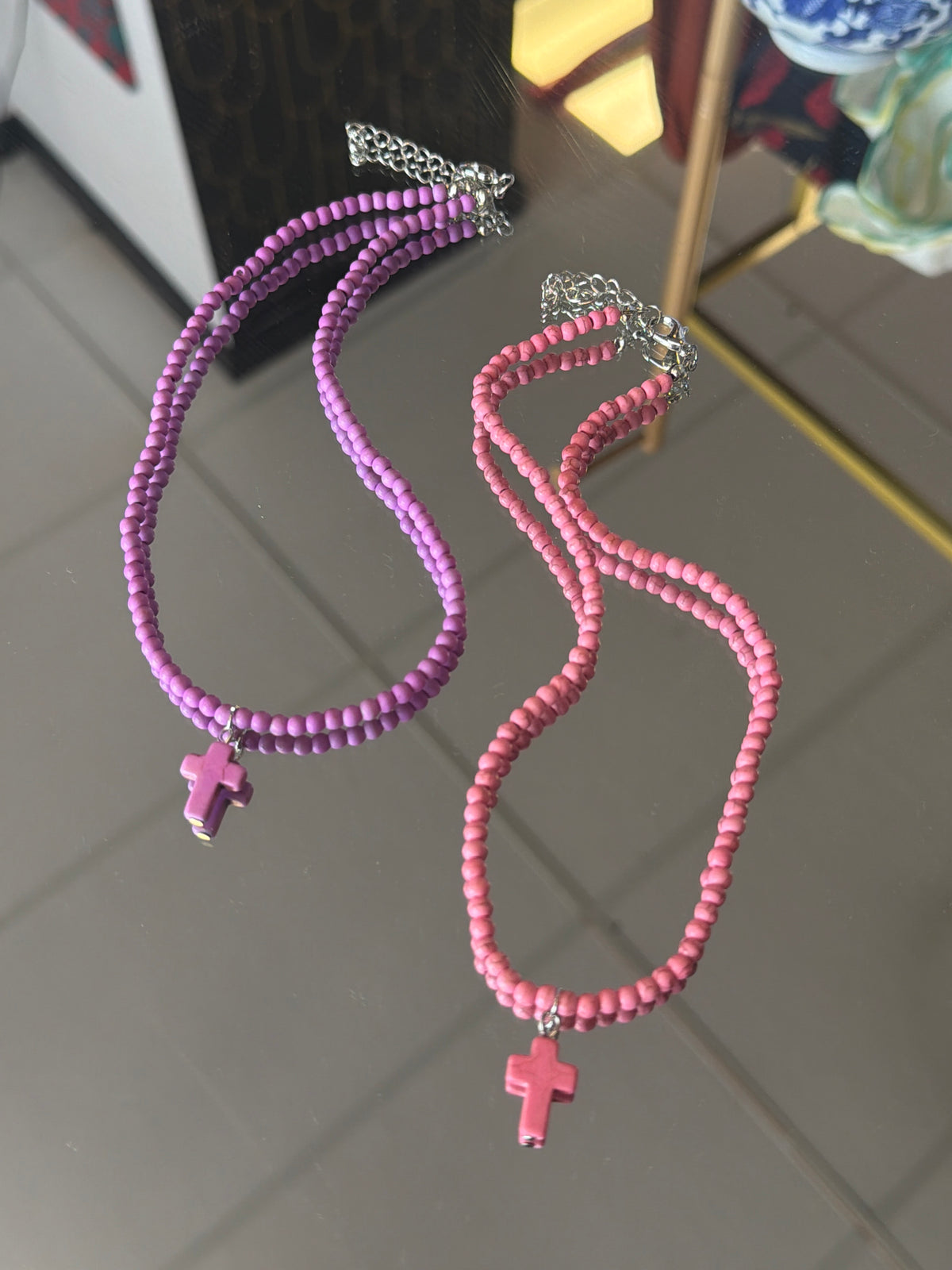 Beaded Cross Necklaces