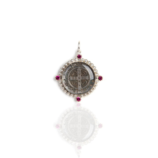Bespoke San Benito Charm in Pink Silver / Bespoke San Benito