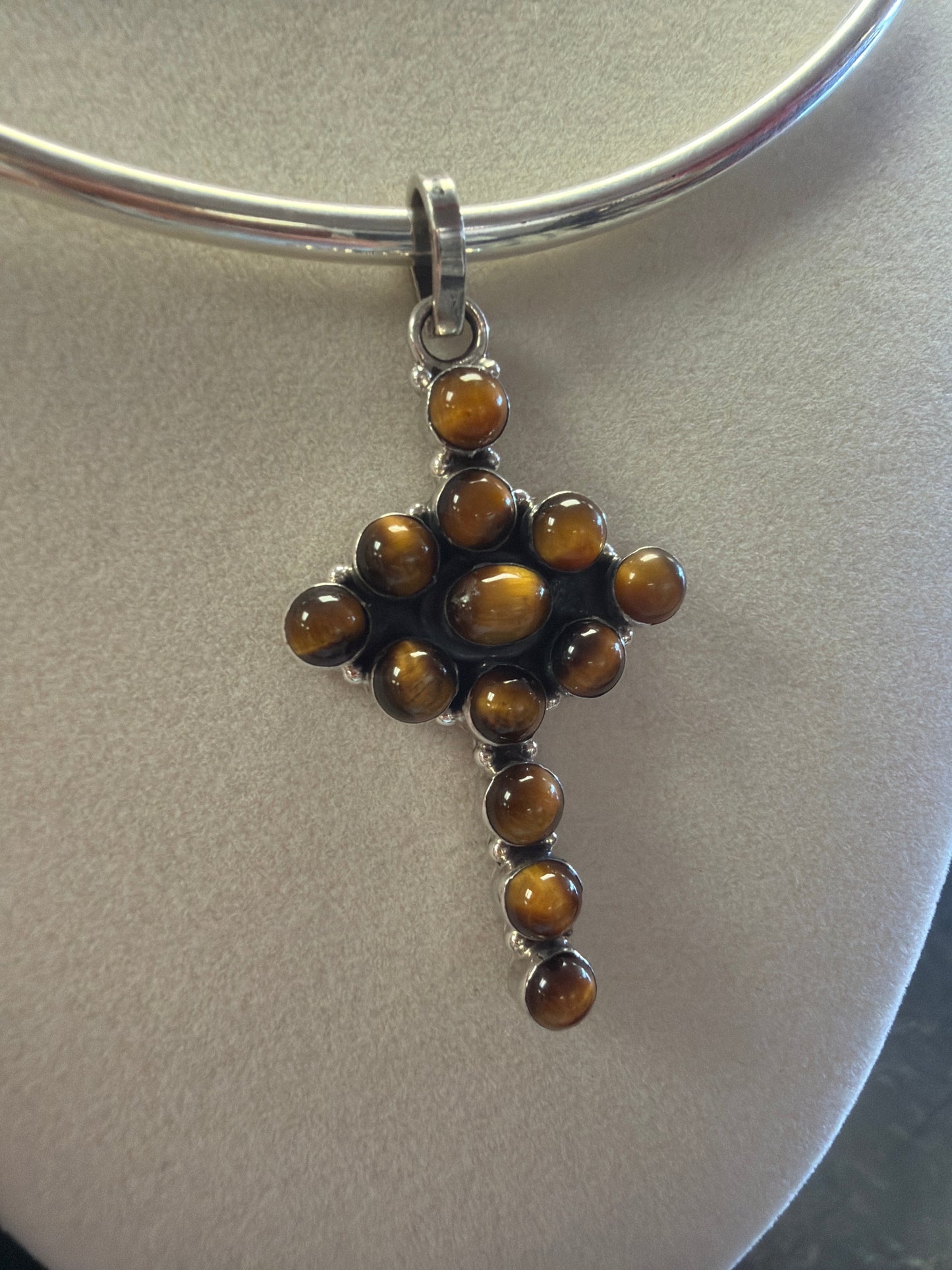 Sterling Silver Gemstone Crosses