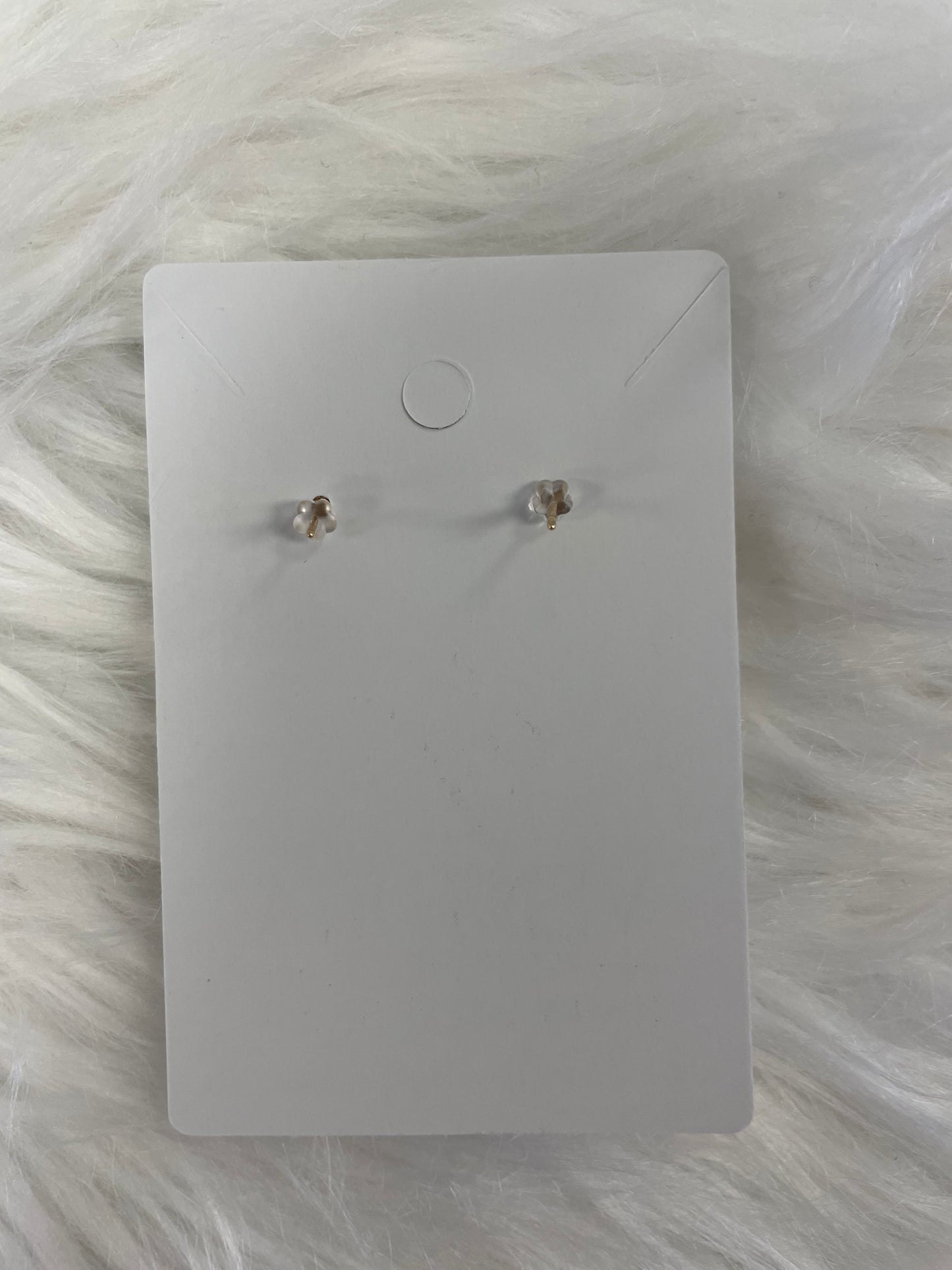 Crystal Petal Stud Earrings