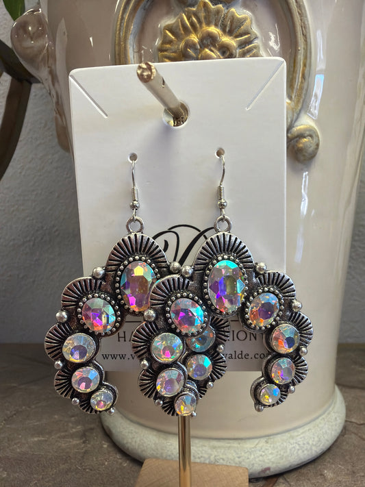 Sparkle AB Stone Naja Earrings
