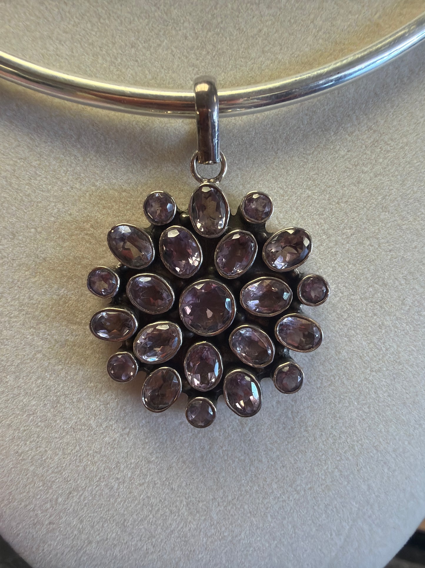 Sterling Silver Amethyst Pendant
