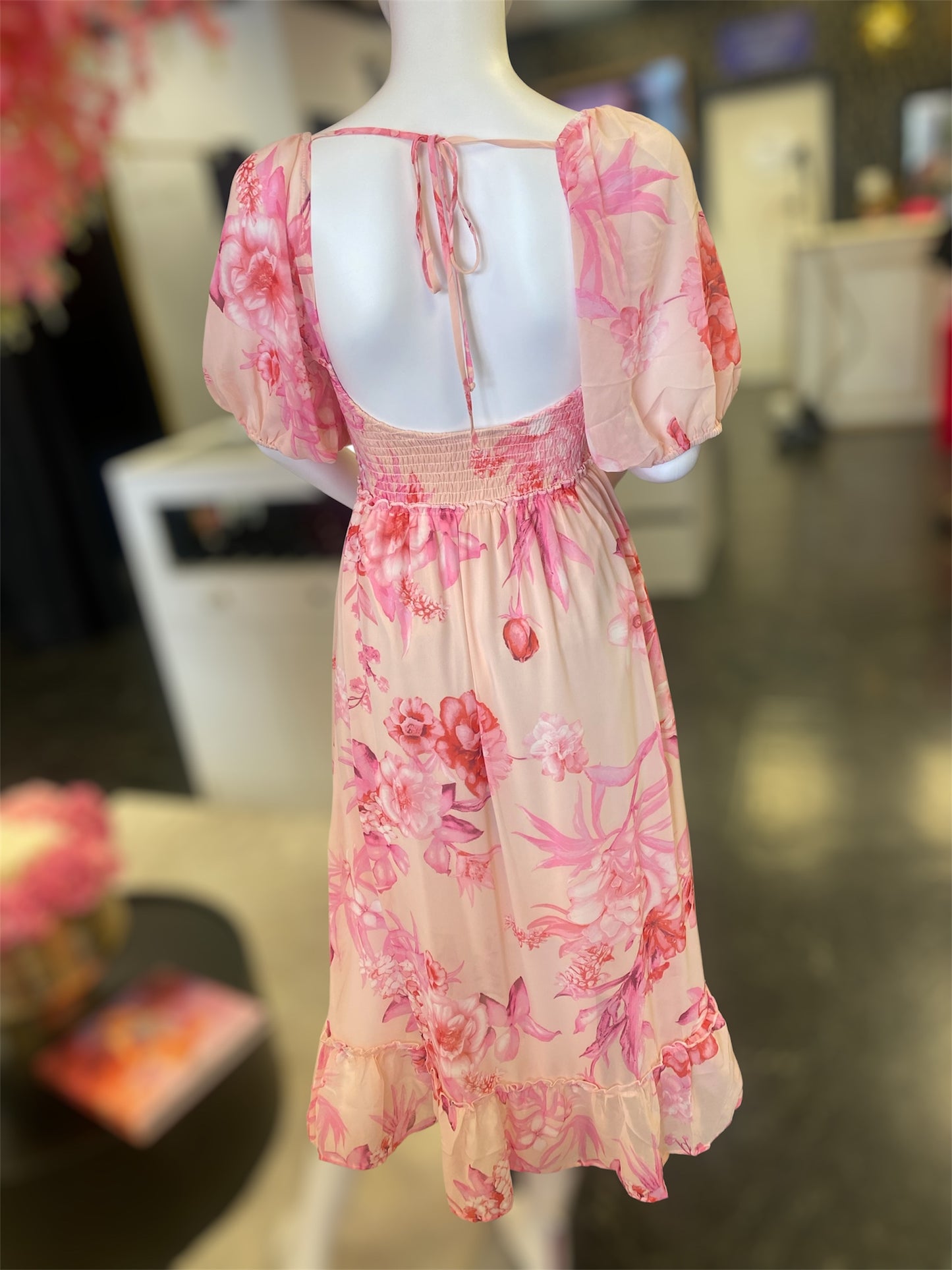 Elenor Rose Pink Tea Maxi Dress