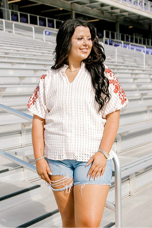 Havanah Top - Burnt Orange